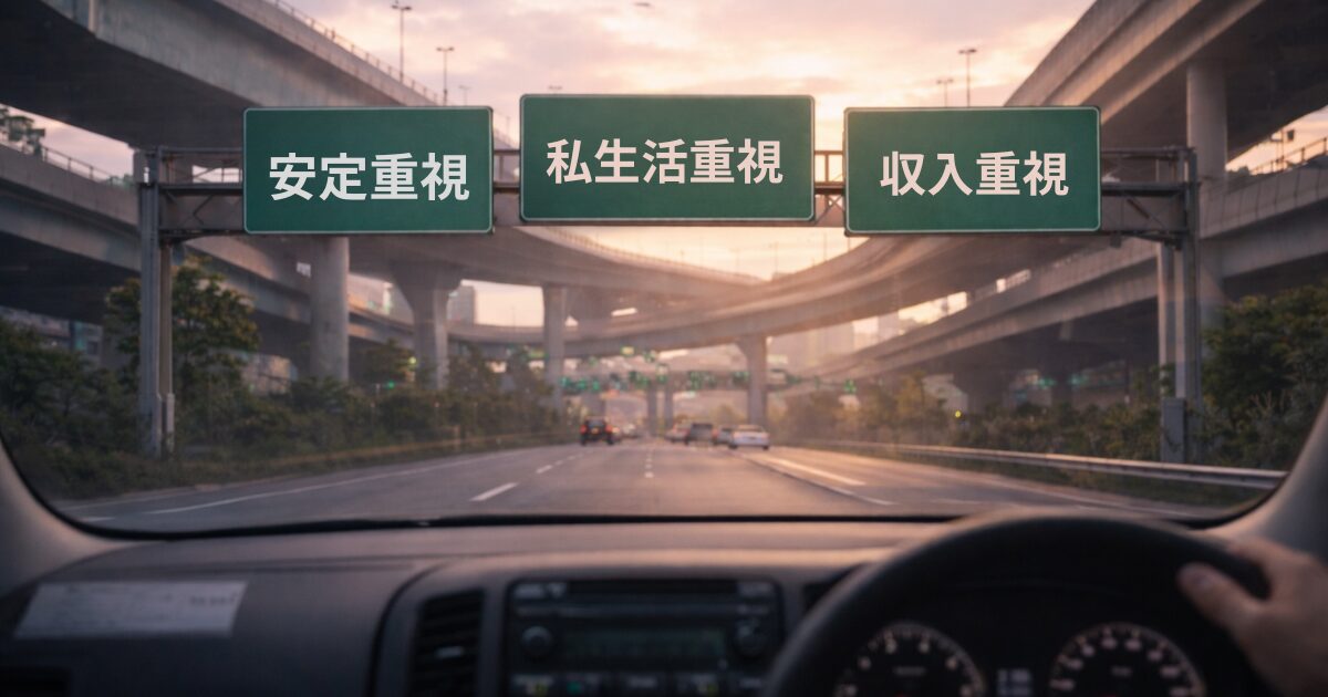 タクシー会社の選び方を3つの方向で考えるイメージ画像