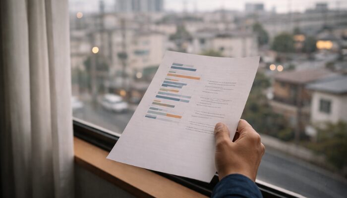 平均年収の数字と実際の転職判断は別物だと示すイメージ