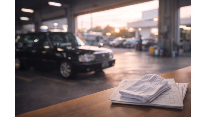 タクシー会社の現場環境や営業所の雰囲気を確認するイメージ