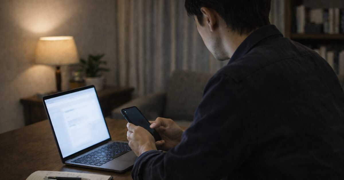 未経験歓迎のタクシー求人をどこで探すか考える40代男性のイメージ